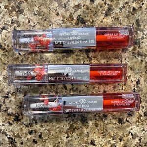 Strawberry Lip Gloss Duo NEW WITH TAG